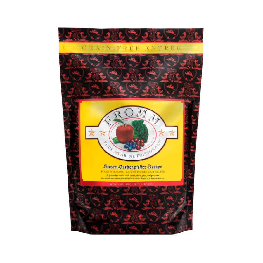 *S.O. - Up to 2 Week Wait* Fromm - Four-Star GF Hasen DUCKENPFEFFER Dry Cat Food - 1.8KG (4lb)