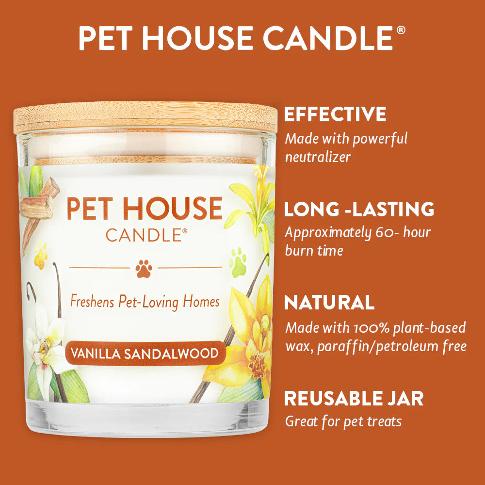 LocalID_67906 Pet House - Candles - VANILLA SANDALWOOD - LARGE - 11x9CM (4x3.5in)