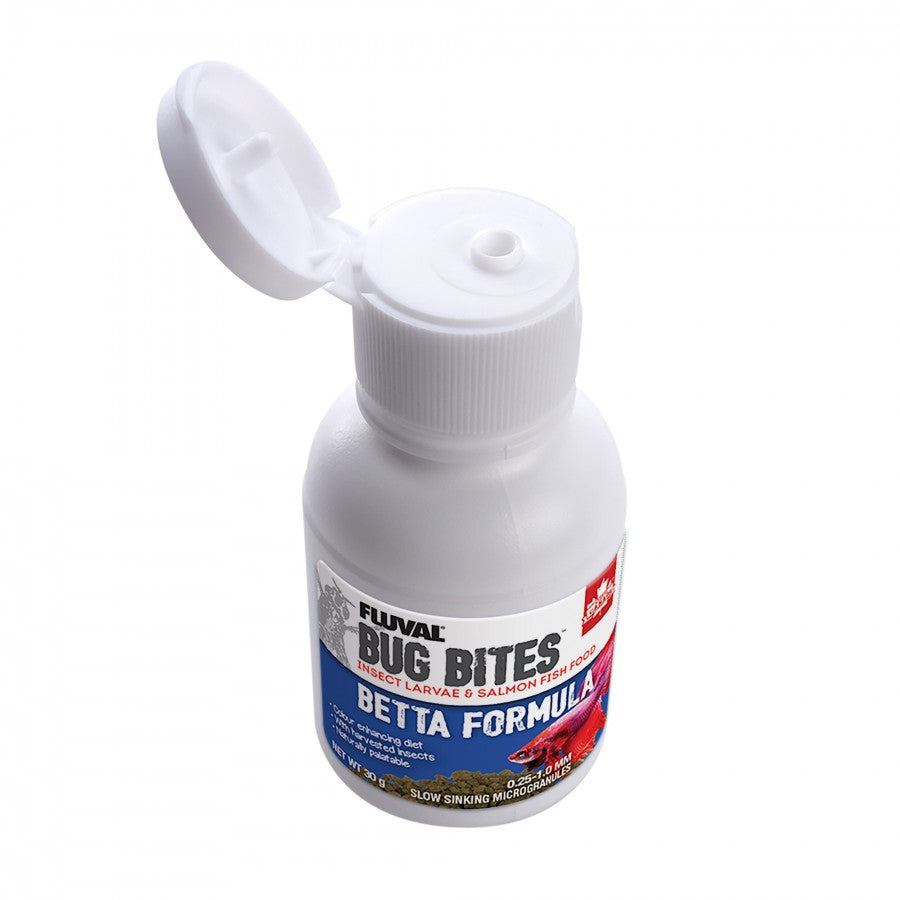 LocalID_65899 Fluval - Bug Bites Betta Formula - 0.5 – 1.5 mm granules - 30GM (1.0oz)