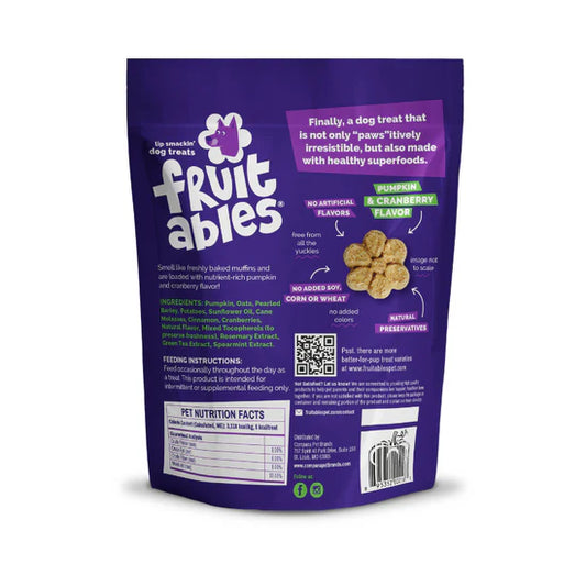 LocalID_71475 Fruitables - PUMPKIN and CRANBERRY Crunchy Dog Treats - 198GM (7oz)