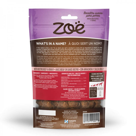 Zoë - Tender Chunks Dog Treat - Bistro BEEF and GRAVY - 150GM (5.3oz)