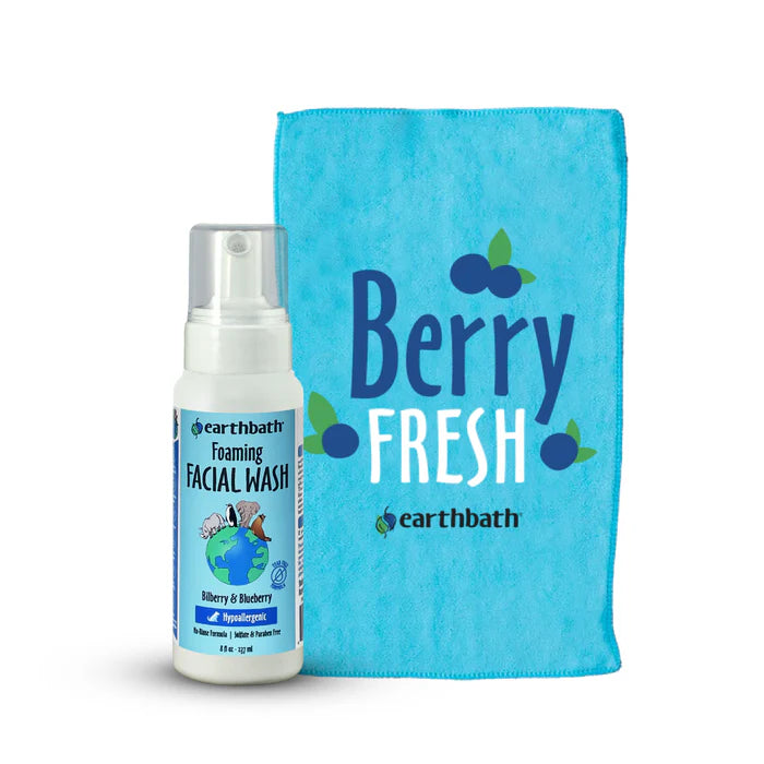 LocalID_70680 Earthbath - Foaming Facial Wash Bilberry & Blueberry for Cats and Dogs - 237ML (8oz)