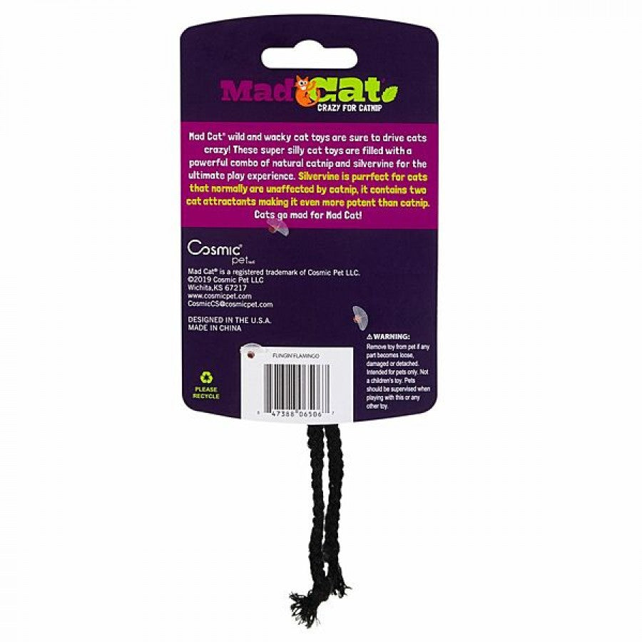 *S.O. - Up to 2 Week Wait* Mad Cat - Flingin Flamingo Cat Toy - 19CM (7in)