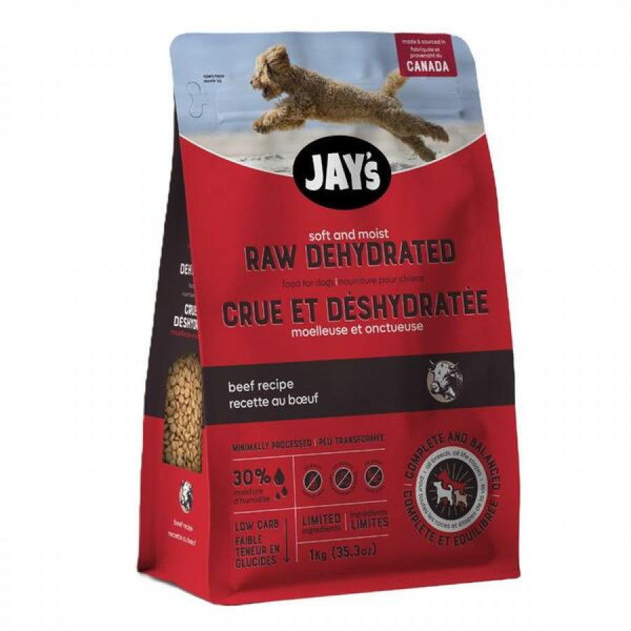 LocalID_71188 Jay's - Soft & Moist BEEF Raw Dehydrated Dog Food - 1KG (35.3oz)