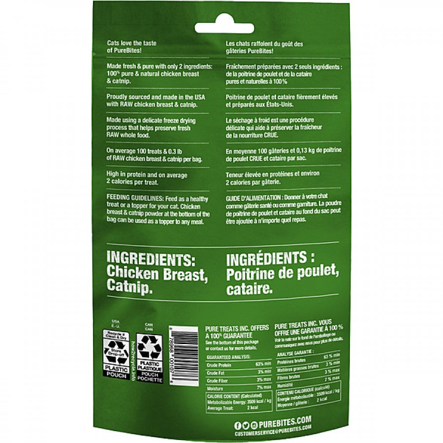 LocalID_65830 PureBites - Freeze Dried CHICKEN and CATNIP Cat Treats - 37GM (1.3oz)