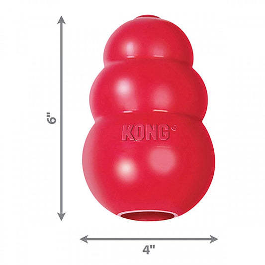 LocalID_69784 KONG - Classic RED - Dog Treat Dispensing Toy - XXLARGE - 15.5CM (6in)