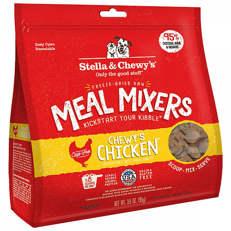 *S.O. - Up to 2 Week Wait* Stella & Chewy's - FD CHICKEN MM Dog Food - 99GM (3.5oz)