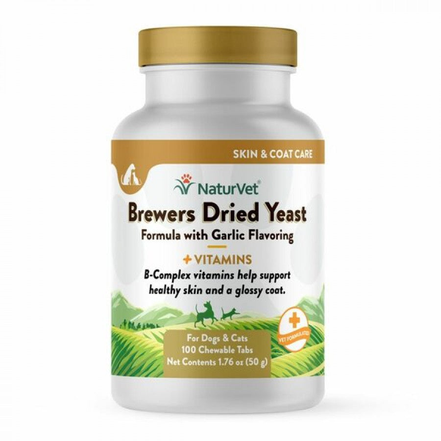 NaturVet - Brewers Yeast & Garlic - 50GM (1.76oz) - 100CT