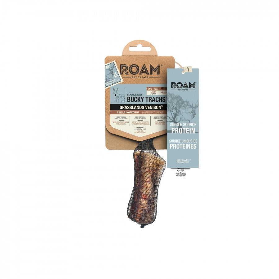 *DISC* Roam - Bucky Trachs - Grassland VENISON Dog Chew - 8GM (0.3oz) - 1PK