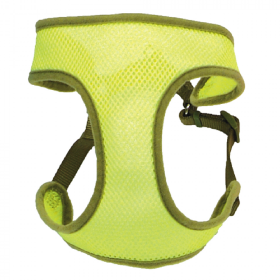 LocalID_49248 Coastal - Comfort Soft Wrap Adj Harness Lime - 3/8x11-13in 3XSmall