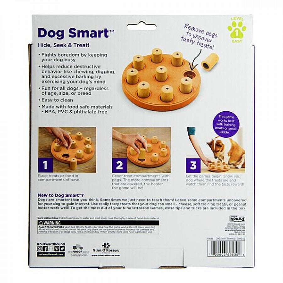 LocalID_69988 Nina Ottosson - Smart Composite Puzzle Dog Toy - ORANGE - 23x6CM (9x2.3in)