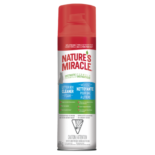 LocalID_45788 Nature's Miracle - Cat Litterbox Cleaner Foam Aerosol - 496g (17.5oz)
