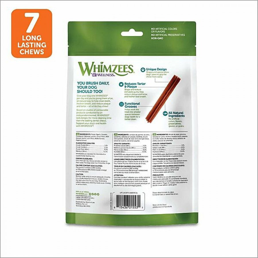 Whimzees - STIX Dental Chew - LARGE - 18CM (7in) - 6PK