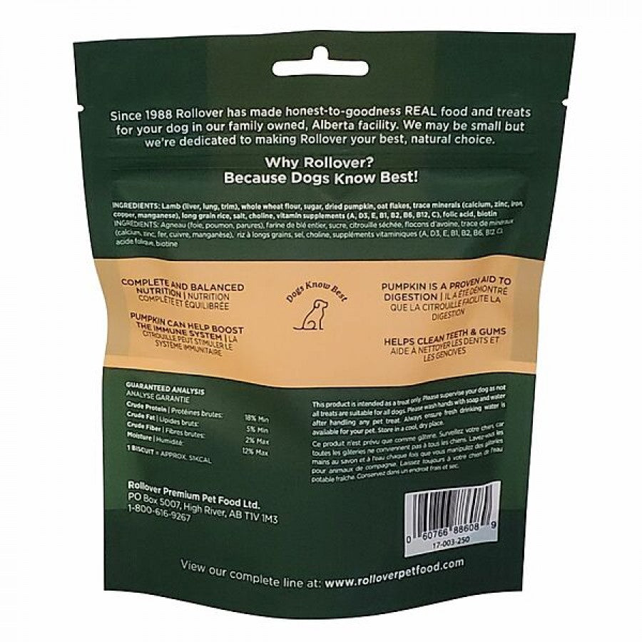 LocalID_68934 Rollover - Functional Crunchy Biscuits LAMB and PUMPKIN Dog Treat - 250GM