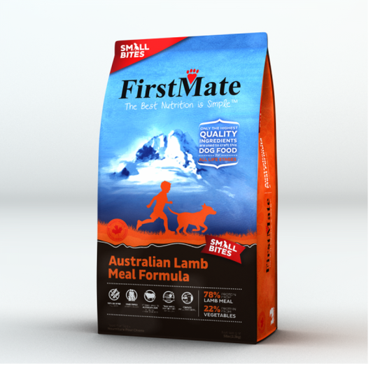 FirstMate - GF LID AUSTRALIAN LAMB Small Bites Dry Dog Food - 2.27KG (5lb)