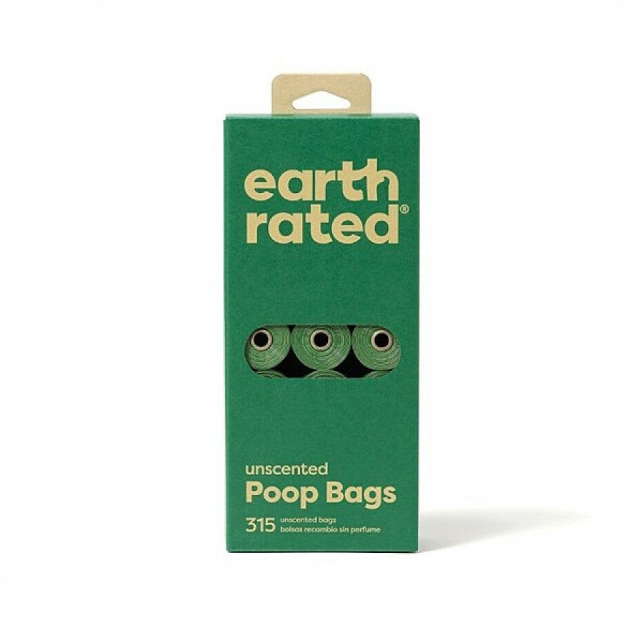 Earth Rated - Poop Bag Refills - UNSCENTED - 21 Rolls 315 Bags