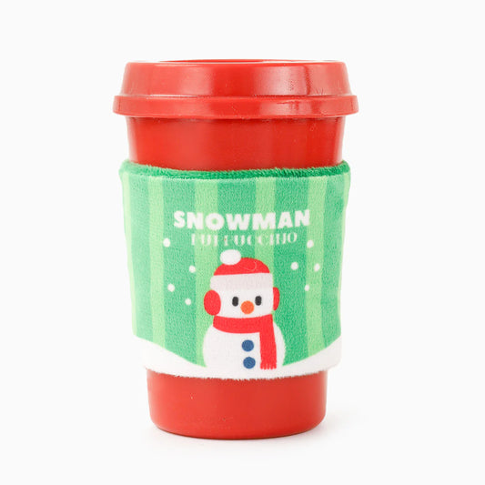 *LIMITED EDITION* HugSmart - Snowman Puppuccino Dog Toy - 13CM (5in)