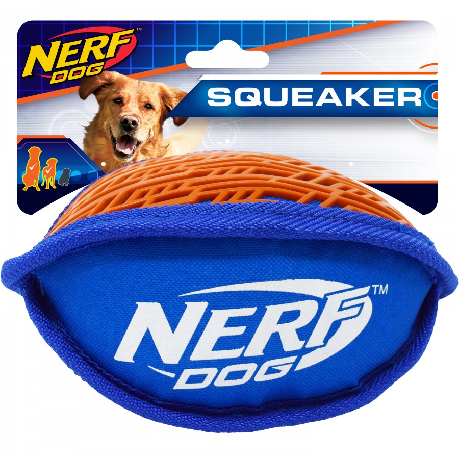 Nerf - Force Grip Football Dog Toy - 18CM (7in)