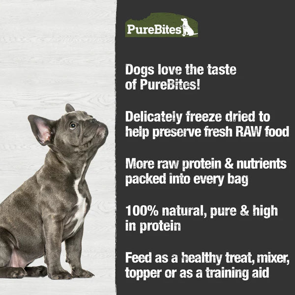 Pure Bites - Freeze Dried BEEF LIVER Dog Treat - 250GM (8.8oz)