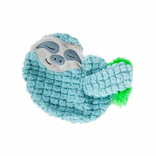 Petstages - Purr Pillow Snoozin' Sloth Cat Toy - GREEN - 20CM (8in) Wide