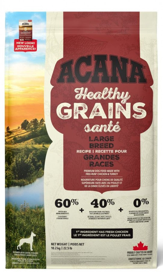 LocalID_61581 Champion Foods - Acana HEALTHY GRAINS - LARGE BREED recipe Dry Dog Food - 10.2KG