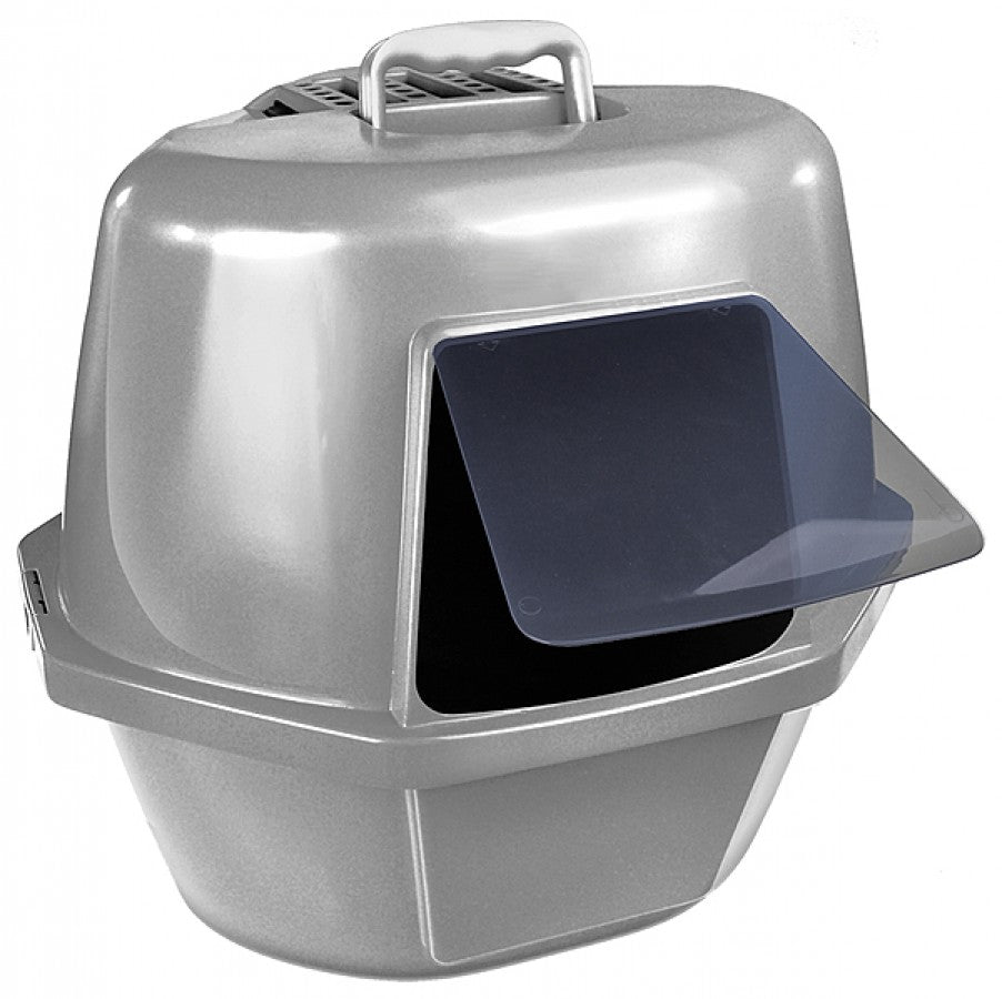 *S.O. - Up to 2 Week Wait* Van Ness - Enclosed Corner Pan Litter Box - 49.5x49.5x52CM (19.5x19.5x20.5in)