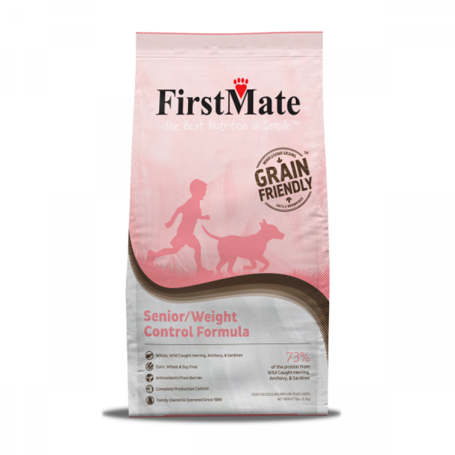 *S.O. - Up to 3 Week Wait* FirstMate - Grain Friendly Senior/Weight Control Dry Dog Food - 2.3KG (5lb)