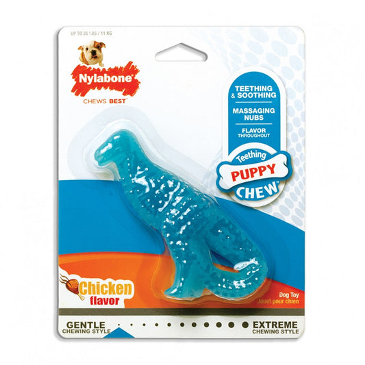 Nylabone - Teething Chew Dino CHICKEN Dog Chew - 12CM (5in)