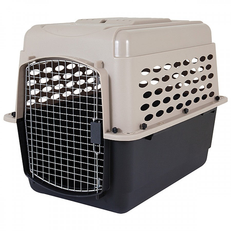 Petmate - Vari Kennel - BLACK & BLEACHED LINEN - 82 x 58 x 62CM (32x22.5x24in)