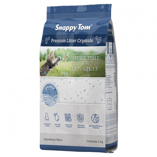 LocalID_33335 Snappy Tom - Crystal Natural Scent Cat Litter - 4KG