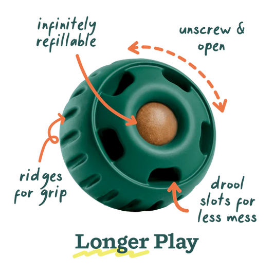 LocalID_72259 Woof Pet - Dog Pupsicle Power Chewer Toy - BLACK - LARGE