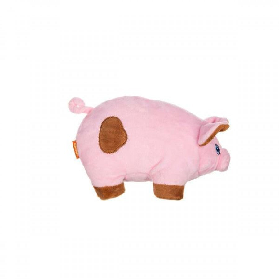 LocalID_69440 Growl - Trofflers Pig Dog Toy - PINK - 20.5CM (8in)