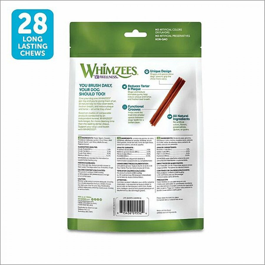 Whimzees - STIX Dental Chew - SMALL - 12.5CM (5in) - 28PK