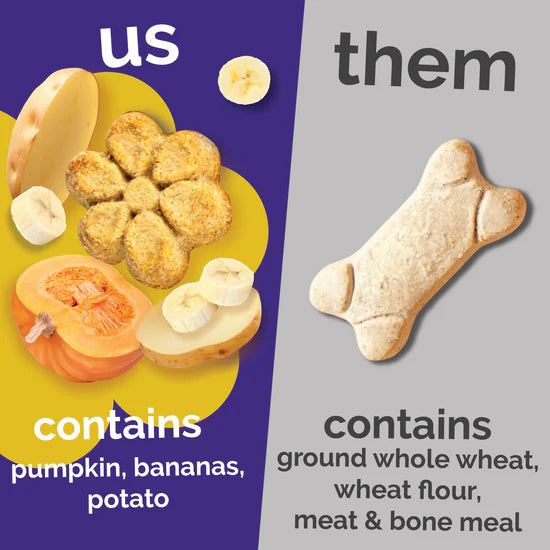 LocalID_71471 Fruitables - PUMPKIN and BANANA Crunchy Dog Treats - 340GM (12oz)