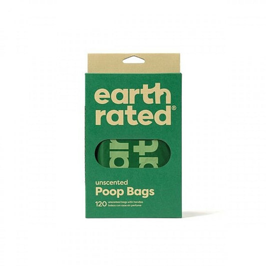 Earth Rated - Handle Poop Bag - UNSCENTED - 120 Bags