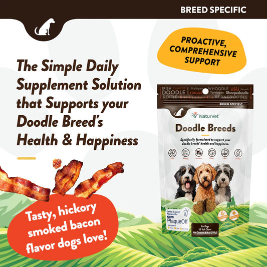 LocalID_68520 NaturVet - Soft Chew Doodle Breed - 250GM (8.8oz) - 50CT