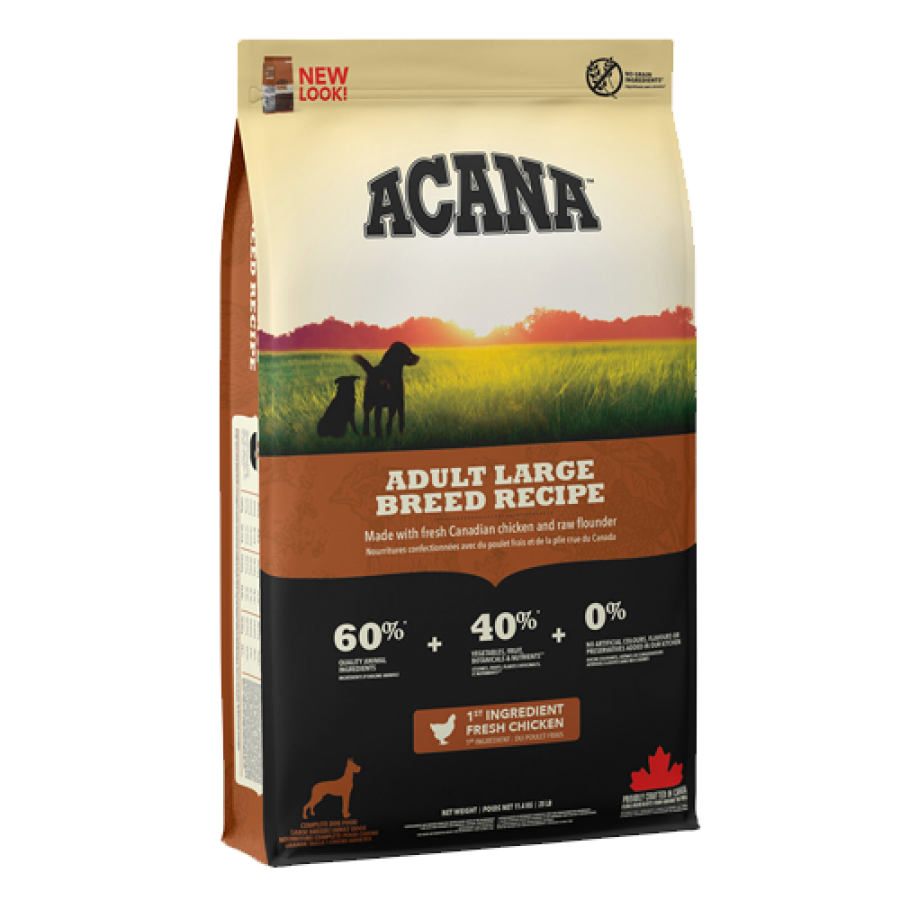 Champion Foods - Acana - LARGE BREED ADULT Dry Dog Food - 17KG (37.5lb)