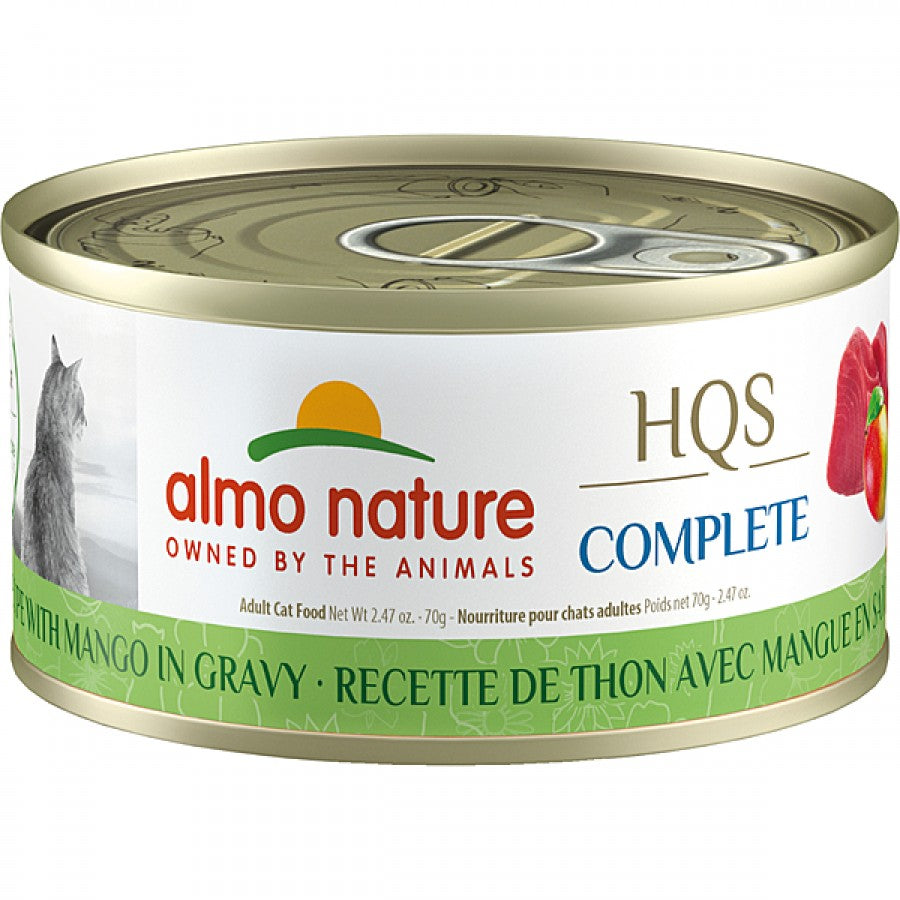 *S.O. - Up to 2 Week Wait* Almo Nature - TUNA and MANGO in GRAVY Wet Cat Food - 70GM (2.4oz) x24 CASE