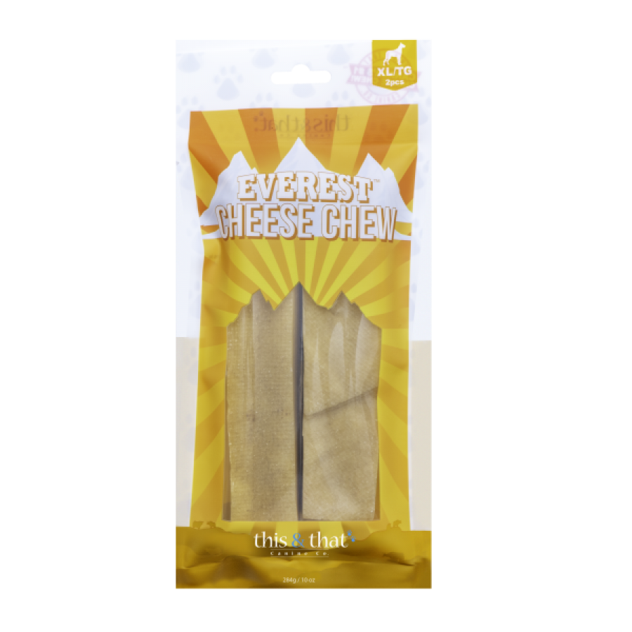LocalID_69901 This & That - Everest CHEESE Chew Dog Treat - XLARGE - 284GM (10oz) - 2PK