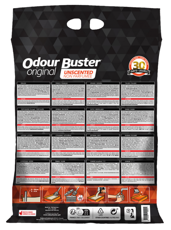 Odour Buster - ORIGINAL Cat Litter - 14KG (30.9lb)