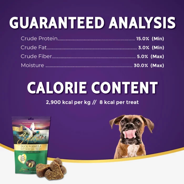 Zignature - DUCK Soft Dog Treats - 113GM (4oz)