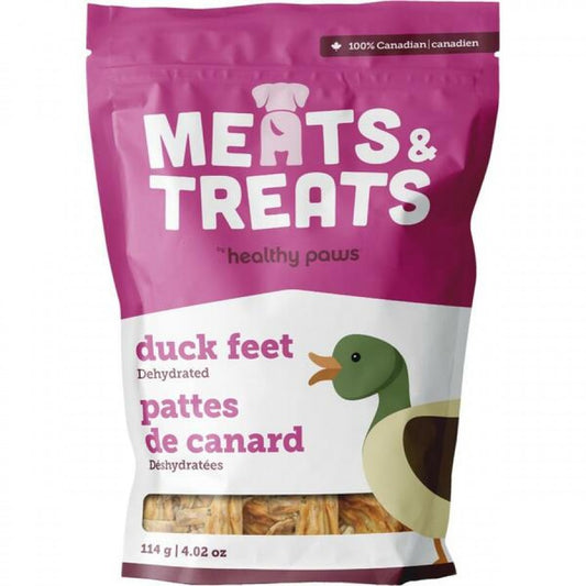 LocalID_67514 Healthy Paws - Dehydrated DUCK FEET Dog Treat - 125GM (4.02oz)