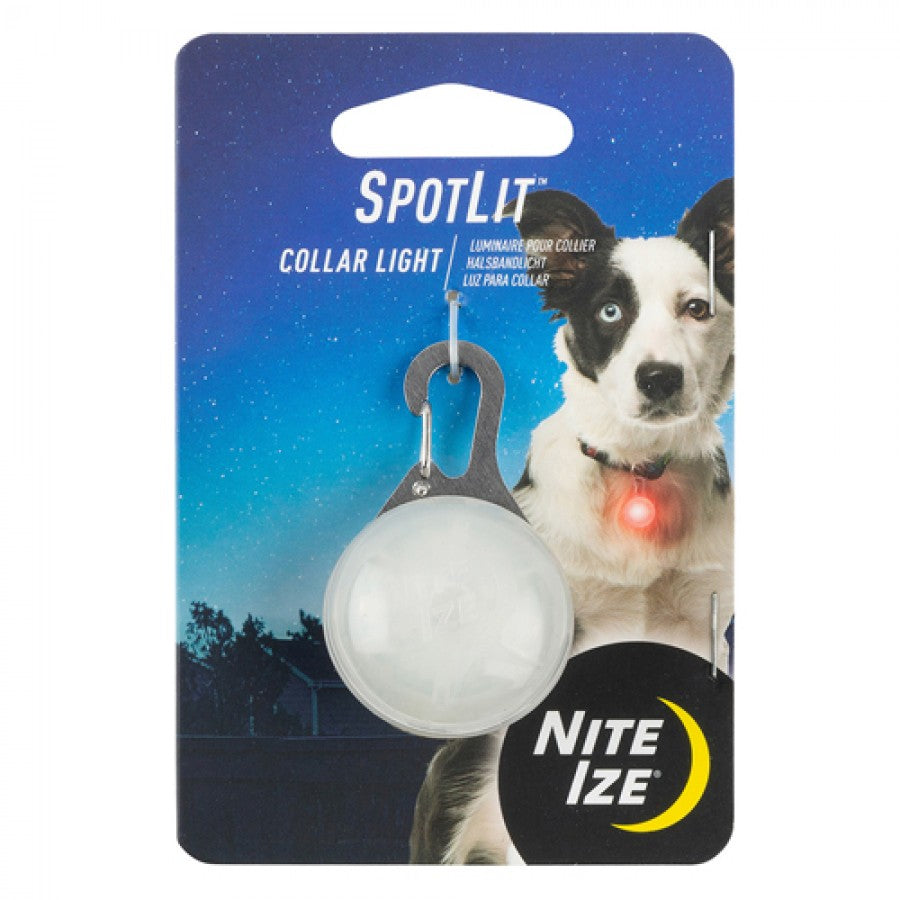 Nite Ize - SpotLit Collar Light - RED - 4CM (1.5in)