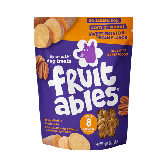 LocalID_71534 Fruitables - SWEET POTATO and PECAN Crunchy Dog Treats - 198GM (7oz)