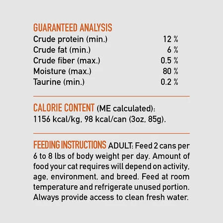 *S.O. - Up to 2 Week Wait* Champion Foods - Orijen ORIGINAL Entrée Wet Cat Food - 85GM (3oz)