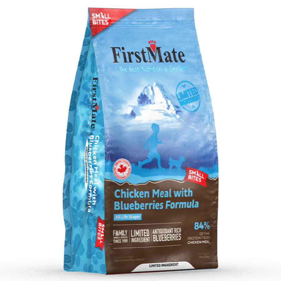 FirstMate - GF LID CHICKEN BLUEBERRIES Small Bites Dry Dog Food - 1.81KG (4lb)