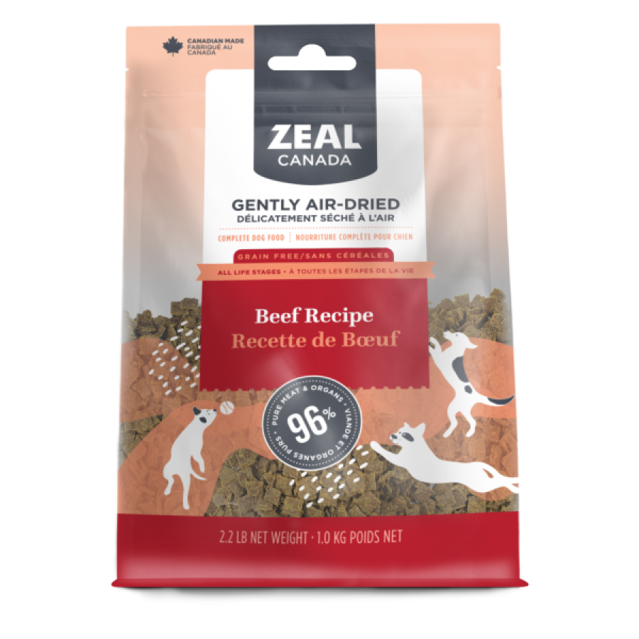 Zeal CND - Dog GF Air-Dried BEEF Dog Food - 454GM (1lb)