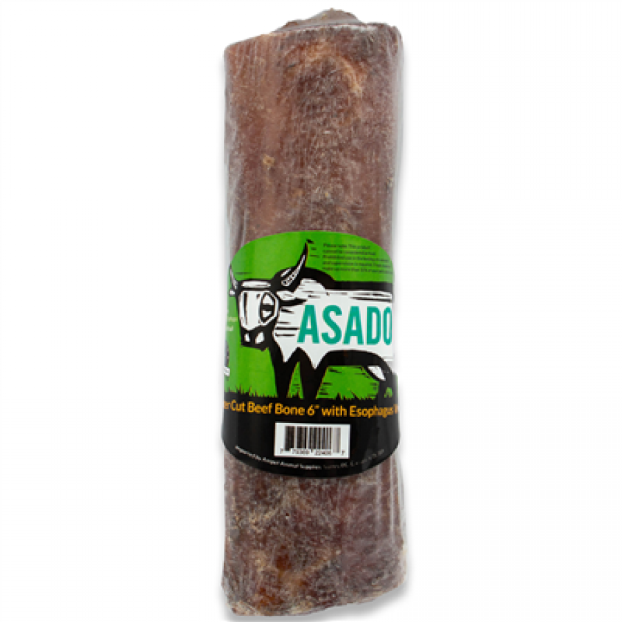 LocalID_53872 Silver Spur - Asado - Center Cut BEEF BONE ESOPHAGUS WRAP Dog Chew - 15CM (6in)