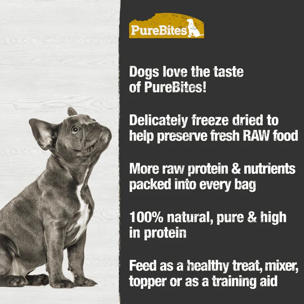 Purebites - Freeze Dried PORK LIVER Dog Treat - 100GM (3.5oz)