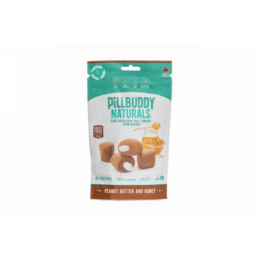LocalID_67449 Presidio - Pill Buddy Naturals PEANUT BUTTER and HONEY Dog Treat - 150GM (5.29oz) - 30CT